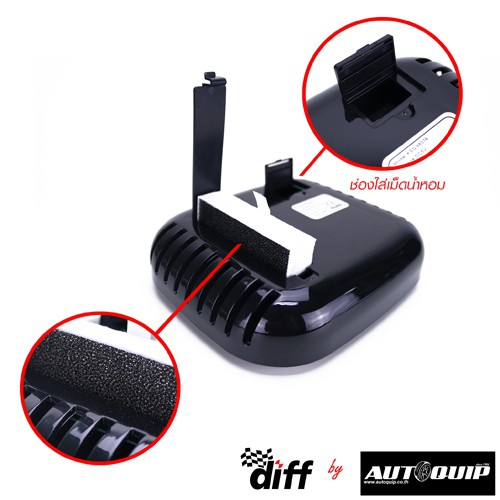 DIFF เครื่องฟอกอากาศ Air Purifier PM 2.5 ใช้ในรถยนต์ ในบ้านสามารถกรอง